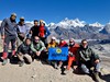 Výhledy na Everest, Lhotse a ledovec Ngozumba ze sedla Renjo La